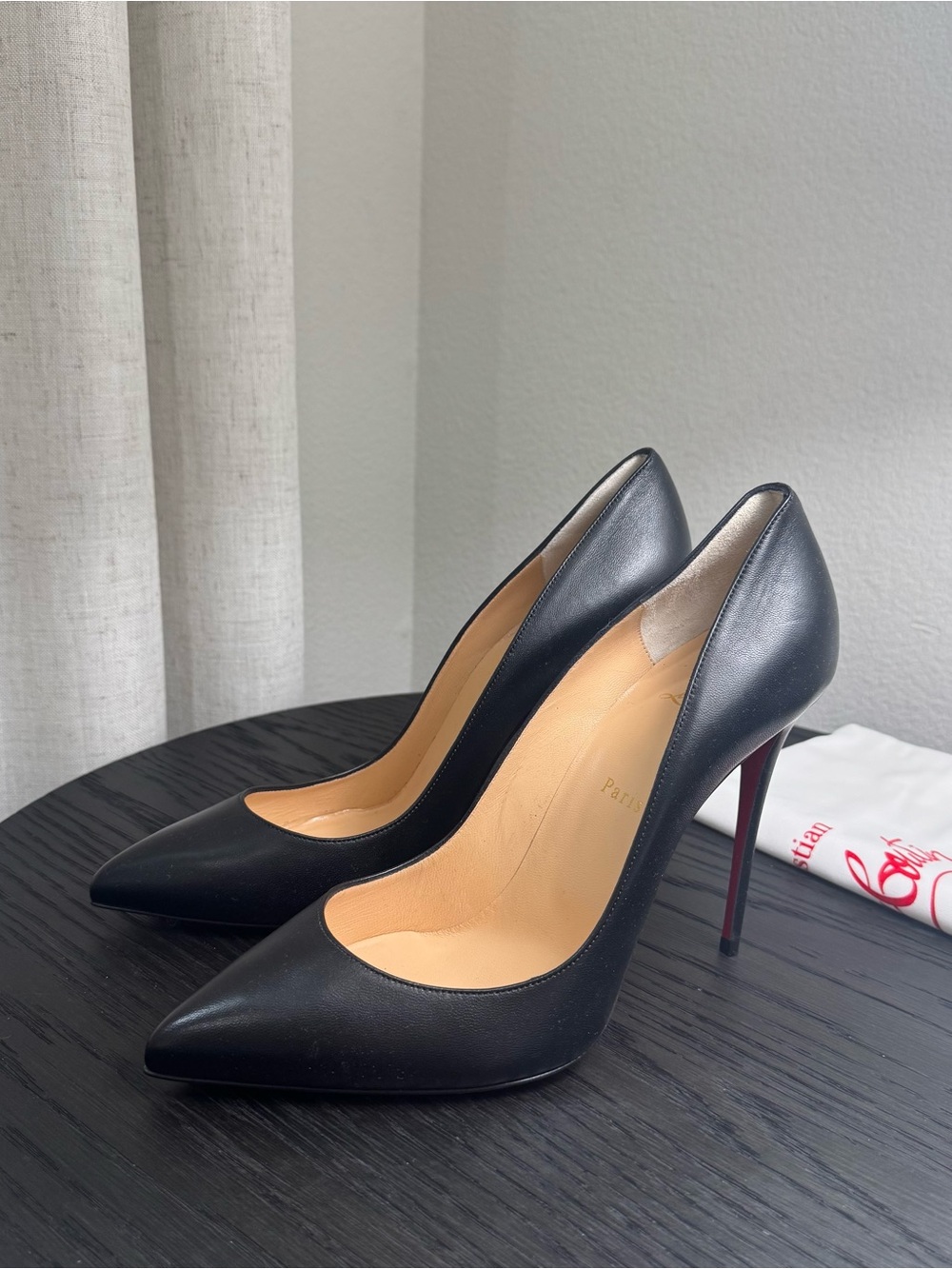 Christian Louboutin Pigalle 100 Pumps Nappa Leather Black 40.5